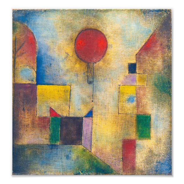 Foto Globo Rojo | Paul Klee | (Frente)