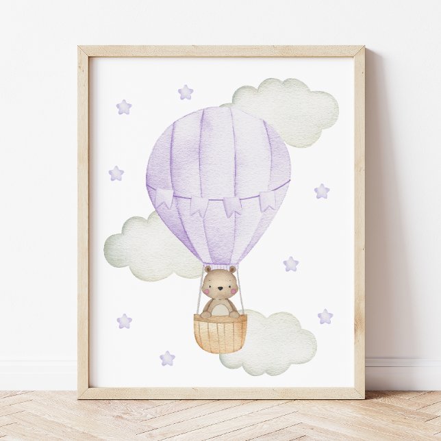 Foto Globo violeta de aire caliente, animales, oso, est (Subido por el creador)