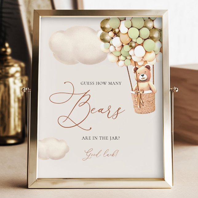 Foto Globos De Oro Verde Adivina Cuántos Osos De Rótulo (Subido por el creador)