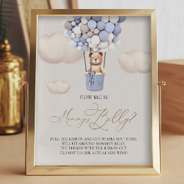 Foto Globos de oso - Qué grande es el Belly de mamá - R