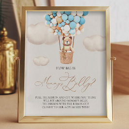 Foto Globos de oso - Qué grande es el Belly de mamá - R