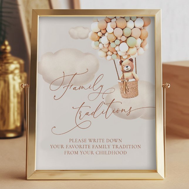 Foto Globos de oso Rótulo de tradiciones familiares fav (Subido por el creador)