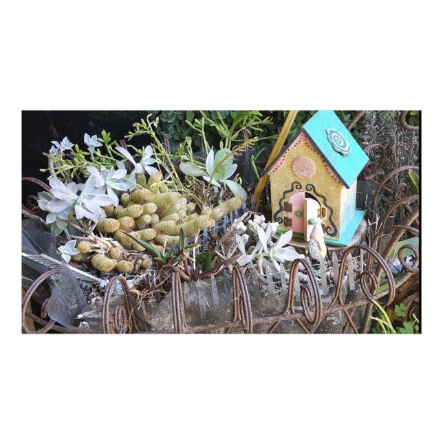 Foto Gnome Home Woods Fantasy Fotografía personalizada (Frente)
