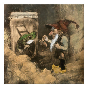 Foto “Gnomo y rana en un frasco” de Heinrich Schlitt