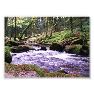 Foto Golitha Falls River Fowey Cornwall England