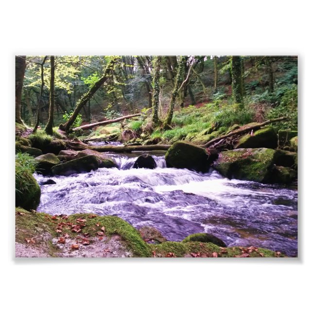 Foto Golitha Falls River Fowey Cornwall England (Frente)