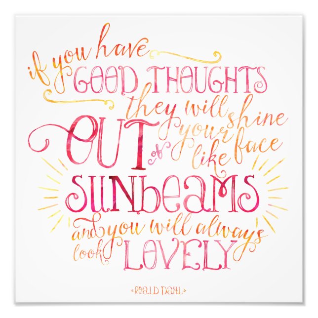 Foto Good Thoughts Sunbeys (Frente)