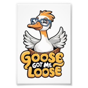 Foto Goose me hizo perder el té - Gracioso ganso con ga
