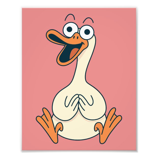 Foto Goose tonto, raro, gracioso Personalizado Goose (Frente)