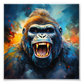 Foto Gorila sonriente