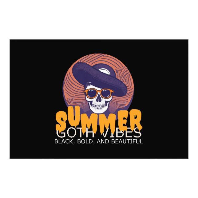 Foto gorra de verano de cráneo (Frente)