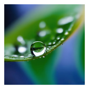 Foto Gotas de agua macro