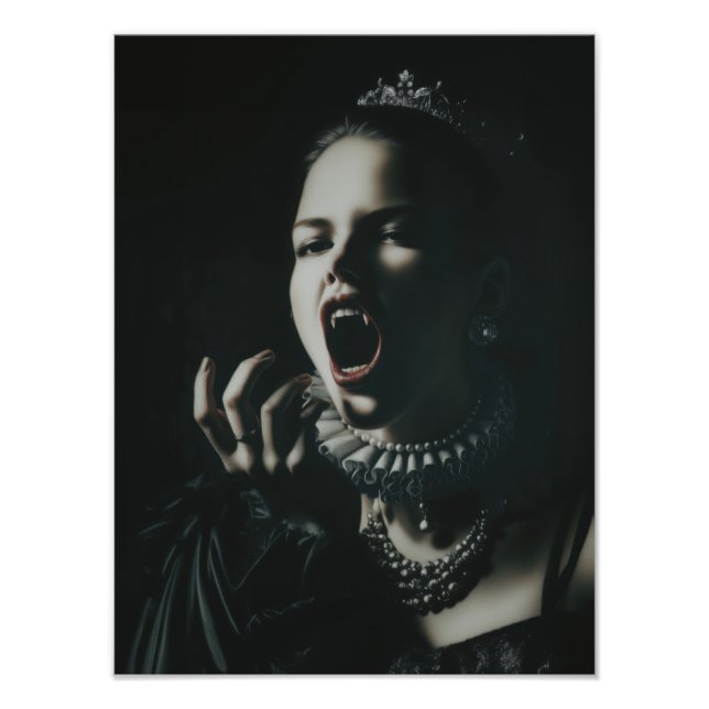 Foto Gothic Vampire Queen Photo Enlargement – Dark Fant (Frente)
