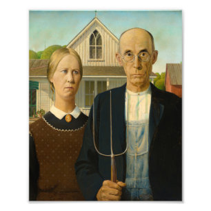 Foto Gótico americano por Grant Wood