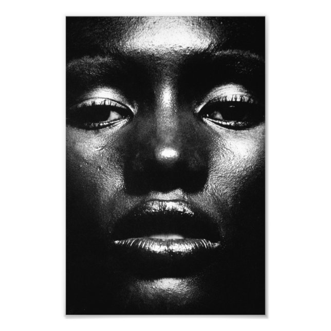 Foto Grace Jones en blanco y negro (Frente)