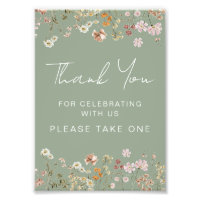 Gracias por Celebrar con Nosotros Wildflower