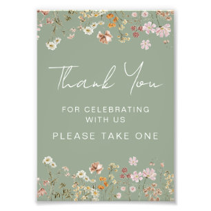 Foto Gracias por Celebrar con Nosotros Wildflower