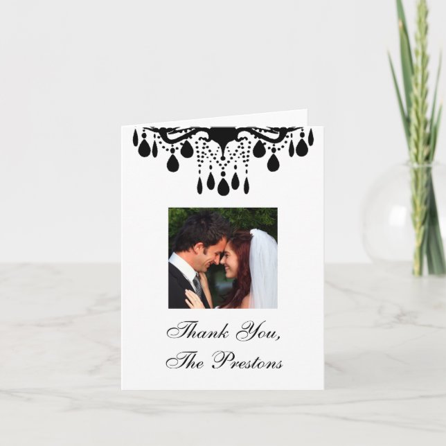 Foto Gracias Tarjeta Grand Ballroom (blanco) (Anverso)