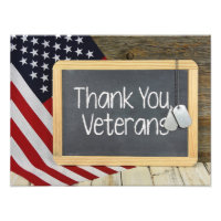 Gracias Veteranos firmando en la pizarra