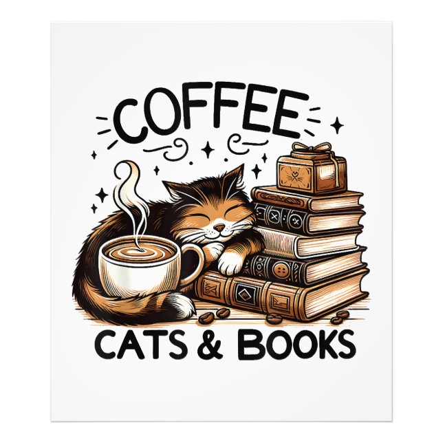 Foto Gracioso Café Café Los Libros De Idea De Regalo A  (Frente)