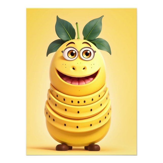 Foto Gracioso personaje bananero (Frente)