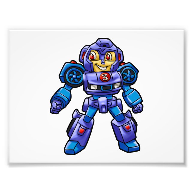 Foto Gracioso personalizado robot | Automóvil robot |El (Frente)