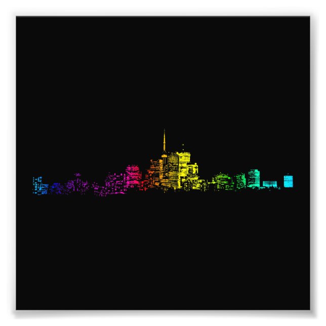 Foto Gradiente de línea de horizonte de Toronto (Frente)