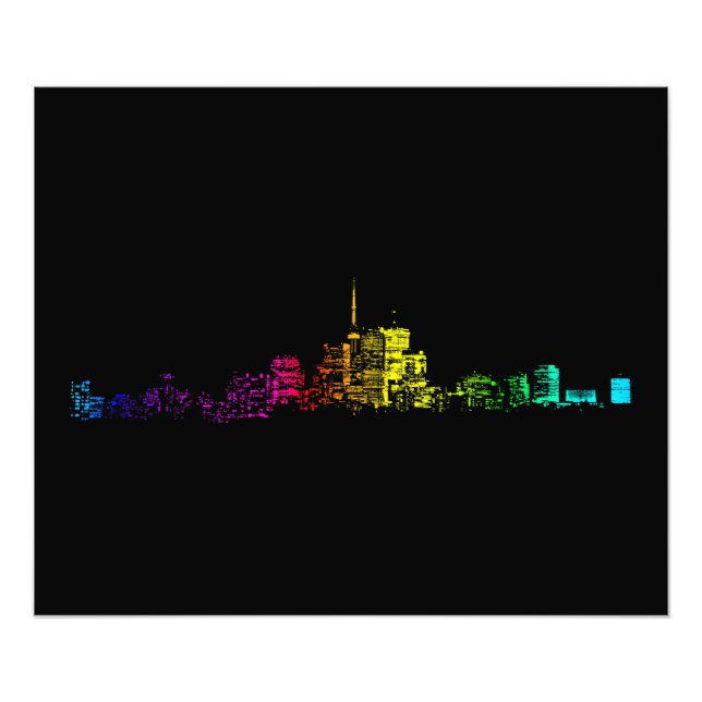 Foto Gradiente de línea de horizonte de Toronto (Frente)