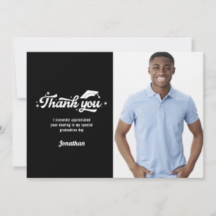 Foto Graduación Agradecimiento Negro