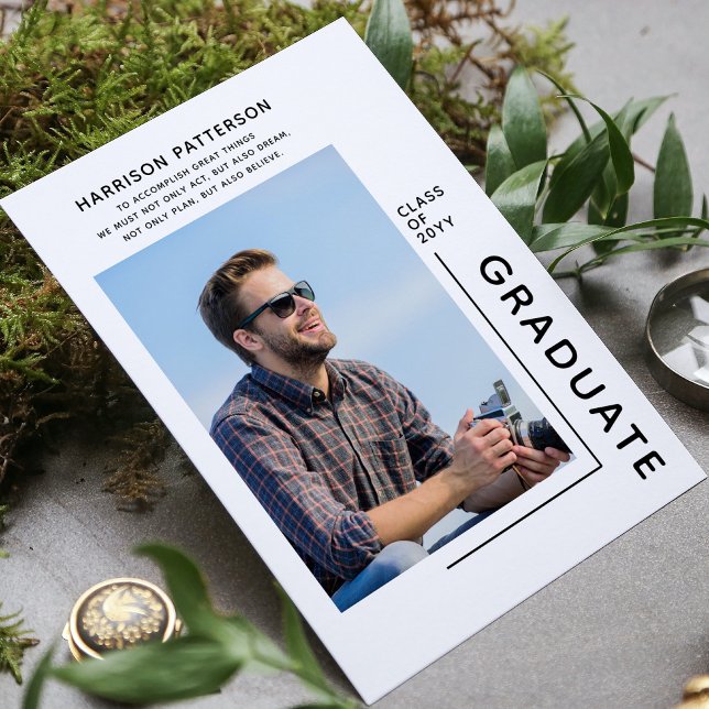 Foto Graduación de guión moderno cita Inspiradora (Subido por el creador)
