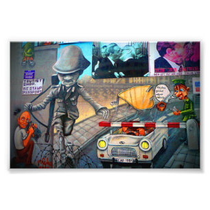 Foto Graffiti mural de Berlín arte callejero Alemania