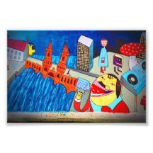 Graffiti mural de Berlín arte callejero Alemania