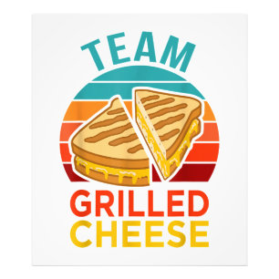 Foto Gráfica de sándwich divertida de queso a la parril