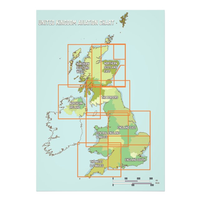 Foto Gráfico de aviación del Reino Unido (Frente)