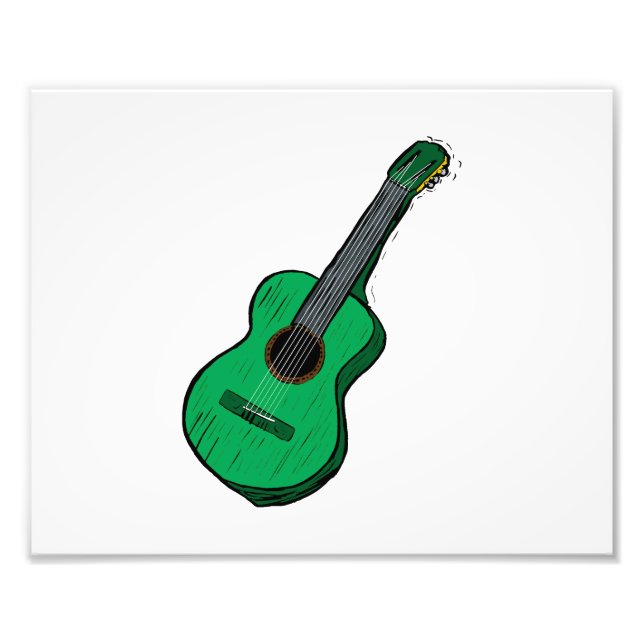 Foto gráfico de guitarra acústica simple verde.png (Frente)