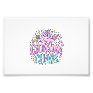 Foto Gráfico de producto pastel lindo caos de Caticorn
