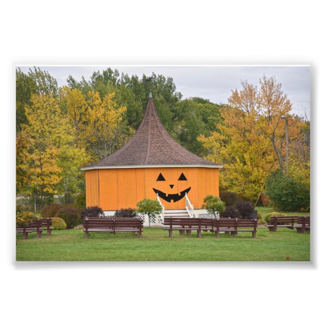 Foto Gran Calabaza Gazebo, Newport, Vermont (Frente)