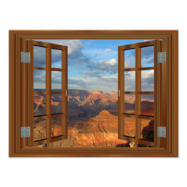 Foto Gran Cañón Fake Faux Window View USA