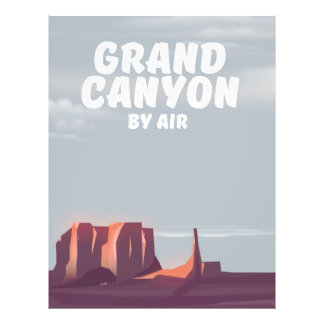 Foto Gran Cañón Por poster de viajes de la Vintage Air.
