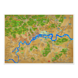 Foto Gran mapa histórico de Londres