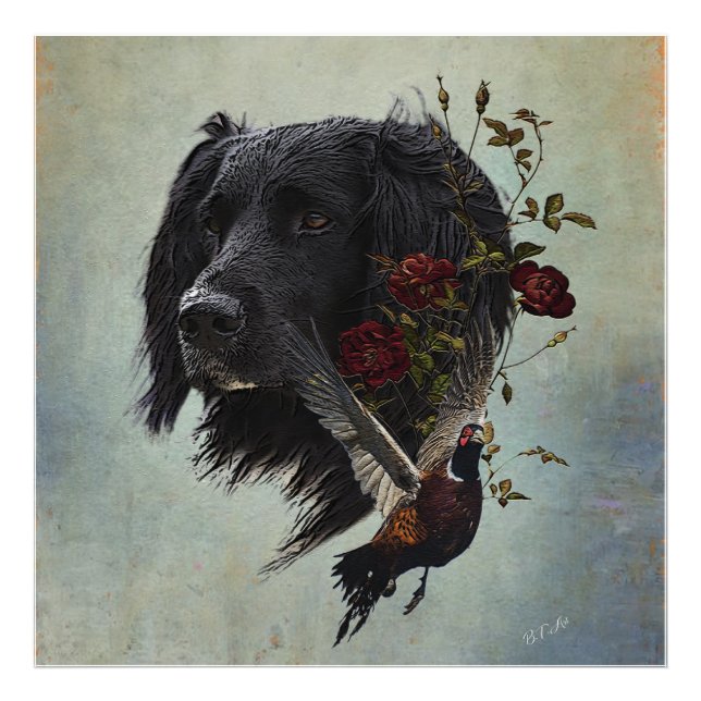 Foto Gran Munsterlander con faisán (Frente)