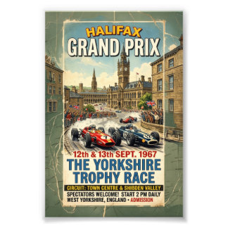 Foto Gran Premio de Halifax 1967 Trofeo de Yorkshire