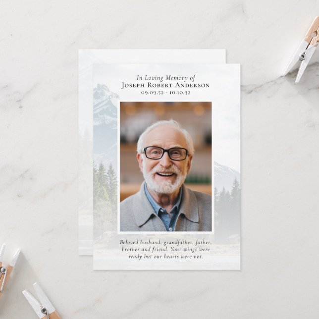 Foto Gran tarjeta de oración conmemorativa del río (Anverso/Reverso In Situ)