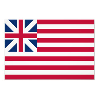 Foto Gran Unión, 1ª bandera estadounidense de las colon