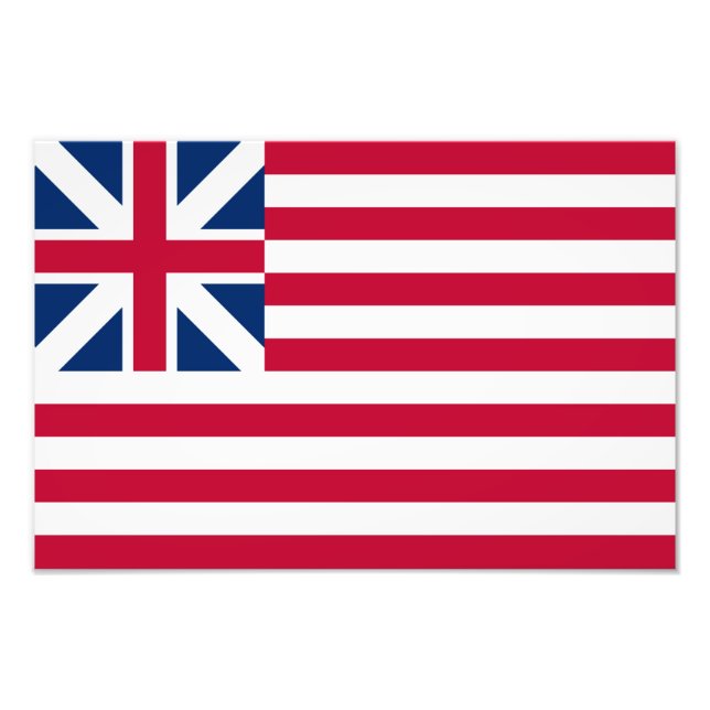 Foto Gran Unión, primera bandera de los Estados Unidos  (Frente)