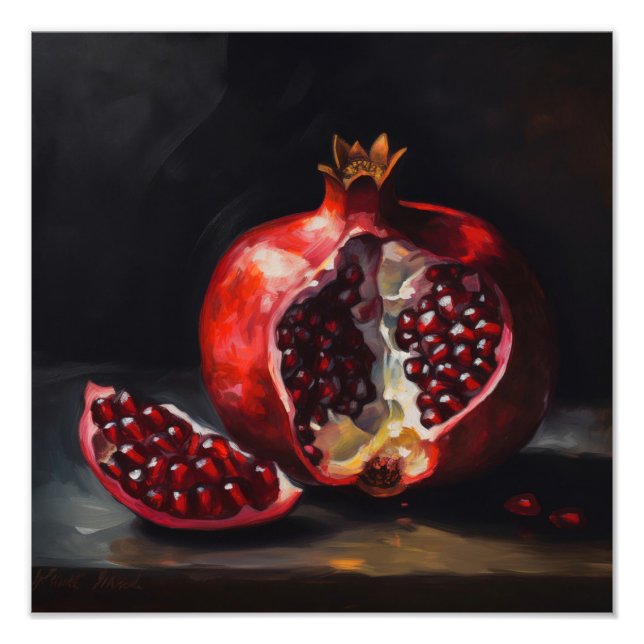 Foto Granada | Vida útil | Estilo de pintura de aceite (Frente)