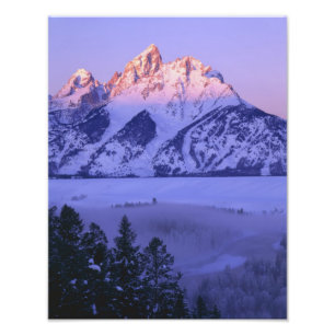 Foto GRAND TETON NATIONAL PARK, WYOMING. EE. UU. Niebla