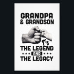 Foto Grandpa And Grandson The Legend and The Legacy T-S<br><div class="desc">Grandpa And Grandson The Legend And Legacy GiftGrandpa And Grandson The Legend And Legacy Gift</div>