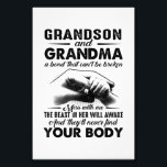 Foto Grandson and grandma bond that cant be broken gift<br><div class="desc">Grandson and grandma bond that cant be broken gift</div>