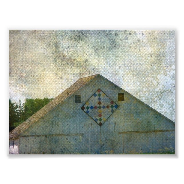 Foto Granja rural de Iowa con Grunge (Frente)